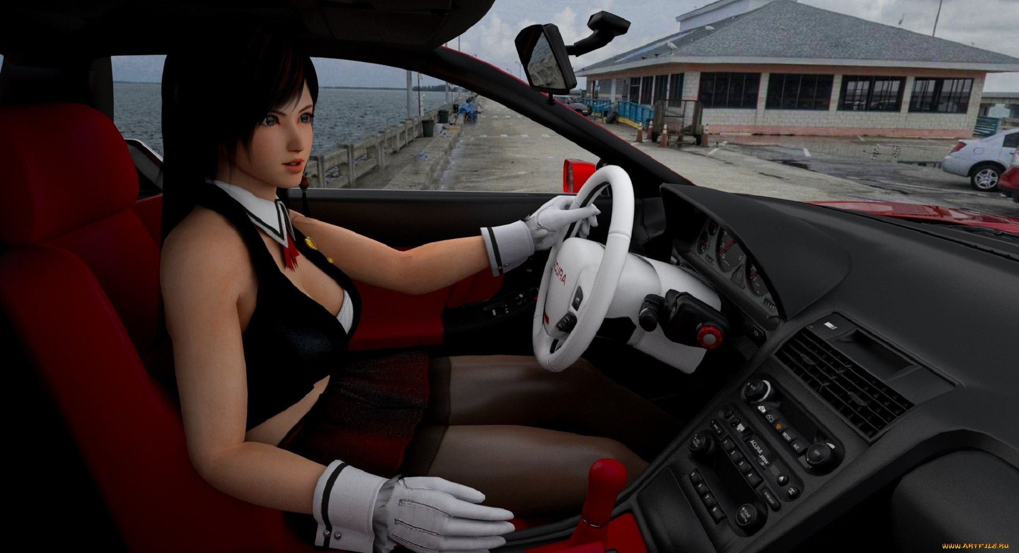 , 3d car&girl, , , , 